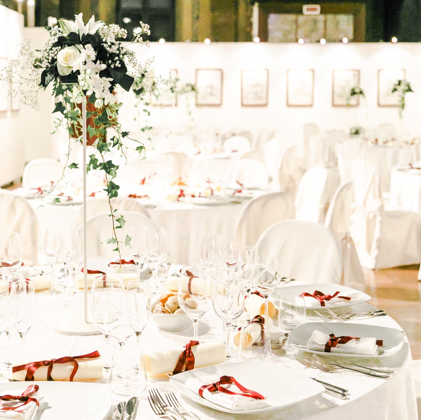 allestimento bianco interno